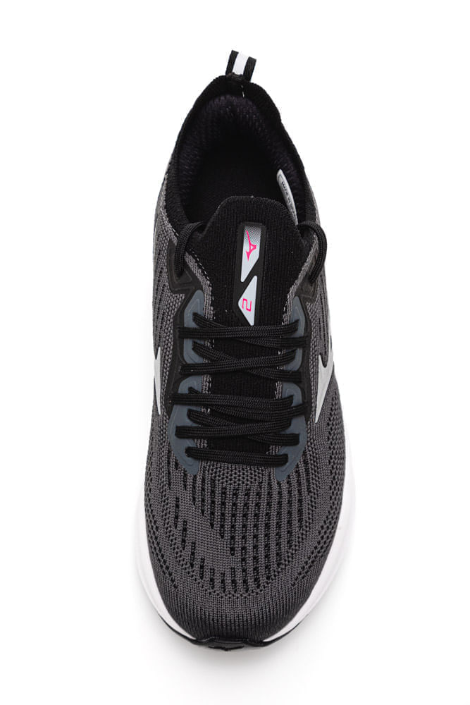Tênis Mizuno Wave Zest 2 Corrida Feminino 2-Chupin Chumbo