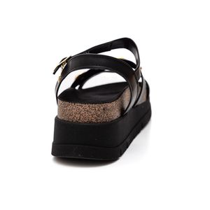 Sandália Moleca Plataforma Alta Feminina 5513.104 Preto