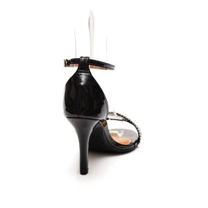 Sandália Vizzano  Salto Alto Feminina Strass 6249.479 Preto