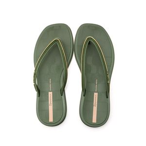 Chinelo Ipanema Feminino Glow 27398-Br7470 Verde Escuro