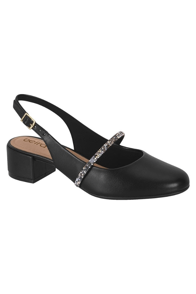 Sapato Bebecê Chanel Feminino Fivela T4618 Nude