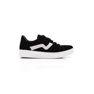 Tênis Via Marte Casual Feminino Nobuck 020-004-01 Preto