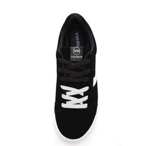 Tênis Via Marte Casual Feminino Nobuck 020-004-01 Preto