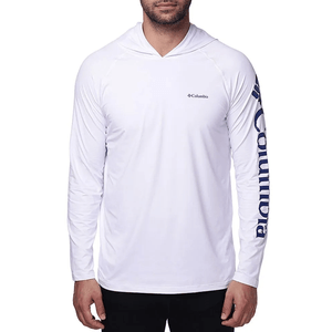 Camiseta Columbia Aurora Masculina Manga Longa 320427 Branco