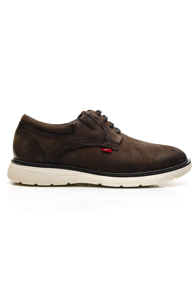 Sapato Ferracini Masculino Em Camurça 4960g Chumbo