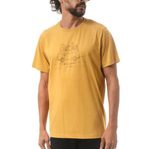 Camiseta Columbia Van Life Masculina 321047 Amarelo