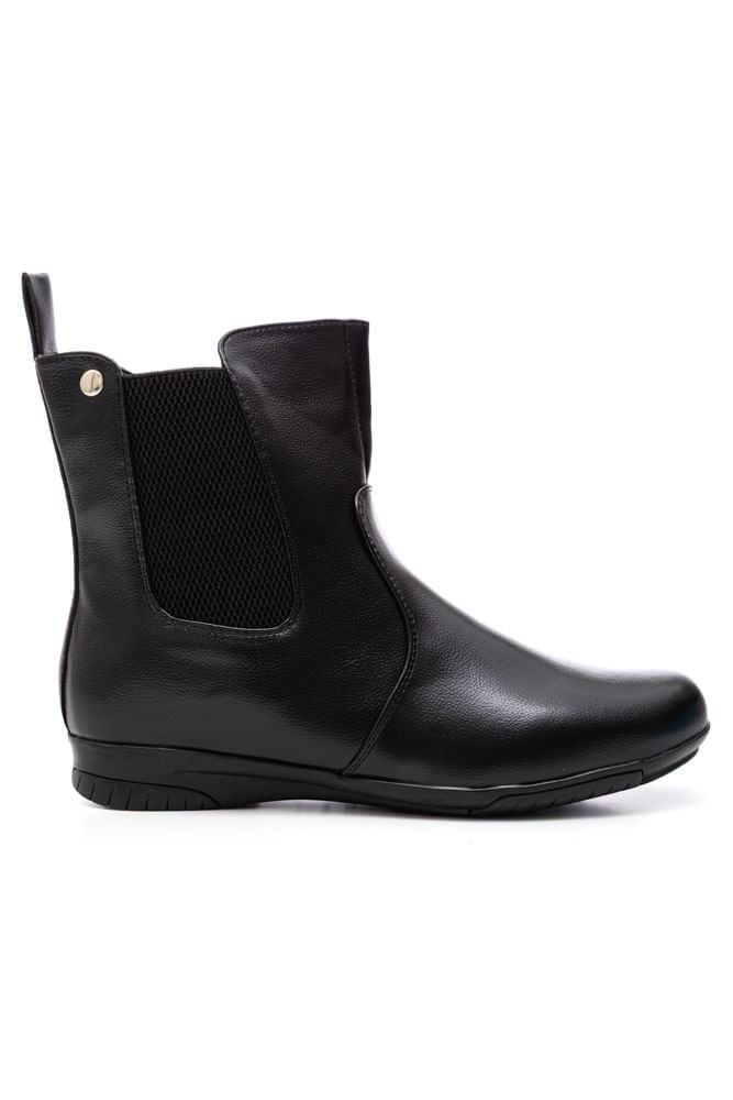Bota Mooncity Chelsea Feminina Cano Curto 71141 Preto