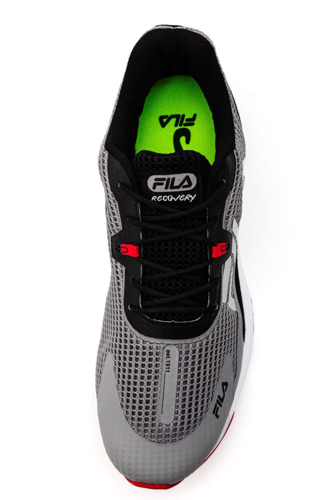 Tênis Fila Recovery Masculino Treino E Academia 11j728x Cinza