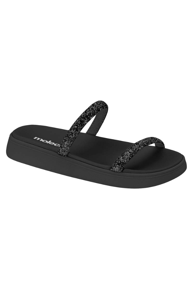 Chinelo Moleca Papete Feminino Slide 5507.100 Preto