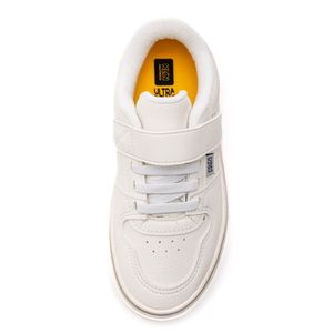 Tênis Klin Casual Infantil Menino Velcro  260.106-1 Branco