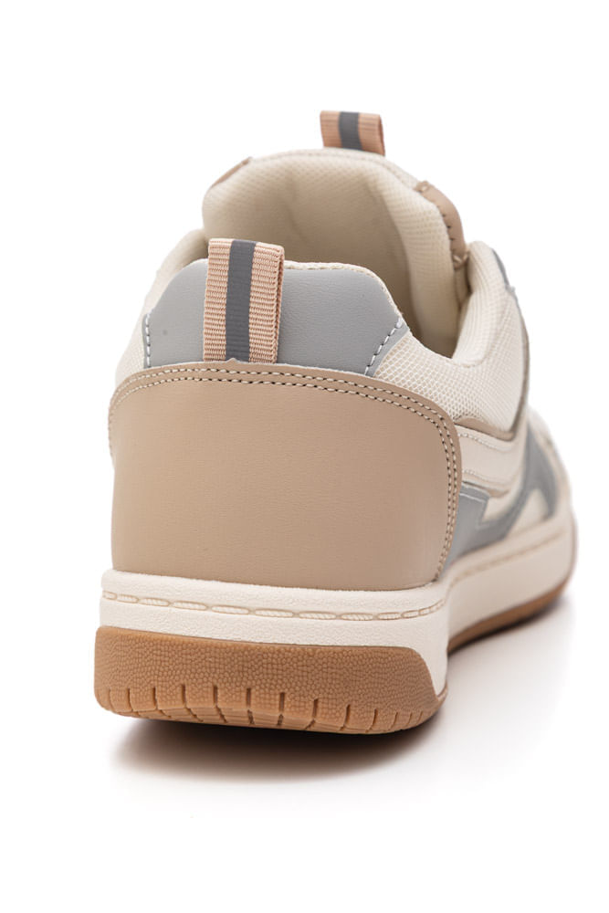 Tênis Ramarim Casual Feminino Almond 2563131-01 Off-White