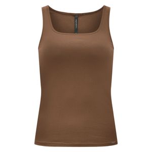 Blusa Regata Feminina Lunender Modelo 00593 Marrom