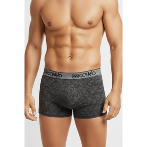 Kit Cueca Oceano Boxer Masculina Estampada (3 Peças) 44624 Sortido