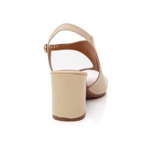 Sandália Dakota Salto Bloco Feminina Em Couro Y9991-03 Off-White