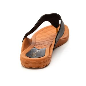 Chinelo Meyre Casual Feminino T-Strap S757 Preto