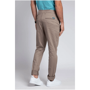Calça Docthos Fit Sarja Bolso Faca Easy Masculina 110017 Caqui