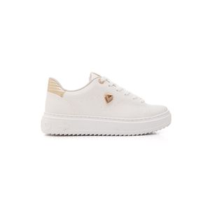 Tênis Via Marte Casual Feminino Solado Flat 055-033-01 Branco