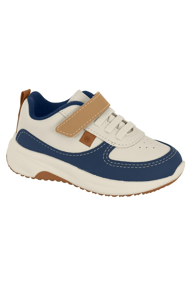 Tênis Molekinho  Calce Fácil Infantil Menino 2634.109 Off-White