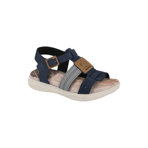 Sandália Molekinho Papete Infantil Menino Com Fivela 2140.750.29219 Marinho