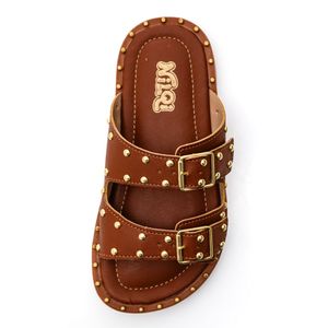 Chinelo Nilqi Papete Juvenil Menina Birken 390.03.31 Caramelo