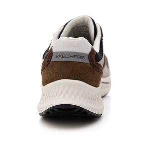 Tênis Masculino Casual Skechers 220872-Brbk Marrom