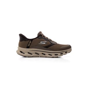 Tênis Masculino Caminhada Skechers 216660-Dktp Marrom