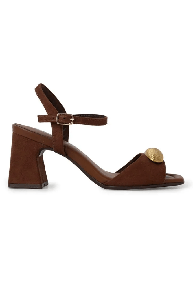 Sandália Piccadilly Flavia Salto Alto Feminina Microfibra 626053