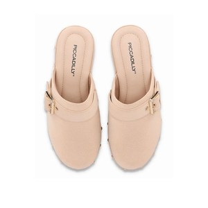 Tamanco Salto Piccadilly 670025 Bege