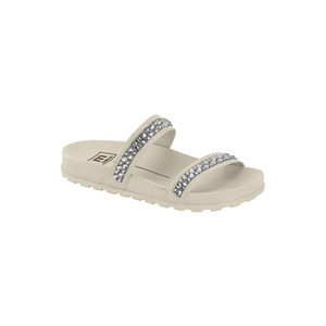 Chinelo Moleca Papete Feminino Cristais 5436.435.29184 Off-White