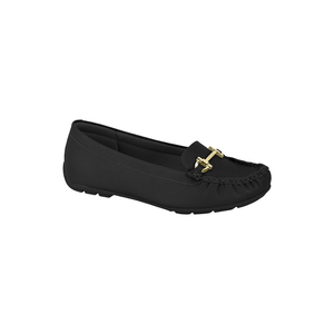 Sapato Mocassim Feminino Conforto Modare Preto