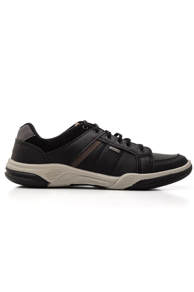 Sapatênis Confort Way Casual Masculino Elástico 602504 Marrom