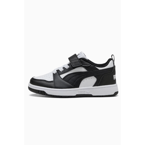 Tenis Puma Rebound V6 Low Juvenil 397419 01 Preto