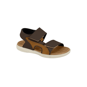 Sandália Molekinho Papete Infantil Menino Velcro 2402.945.17063 Marrom