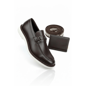 Sapato West Line 14510 Kit Marrom