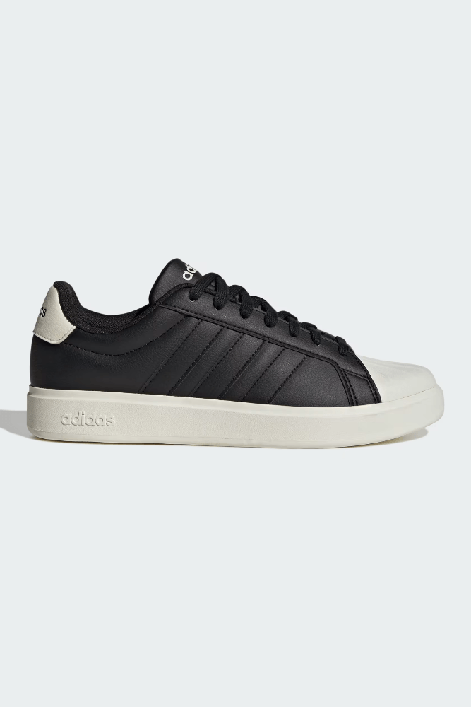 user_cac74822 Tênis Adidas Streettalk Masculino Couro Sintético Jp8278 Preto
