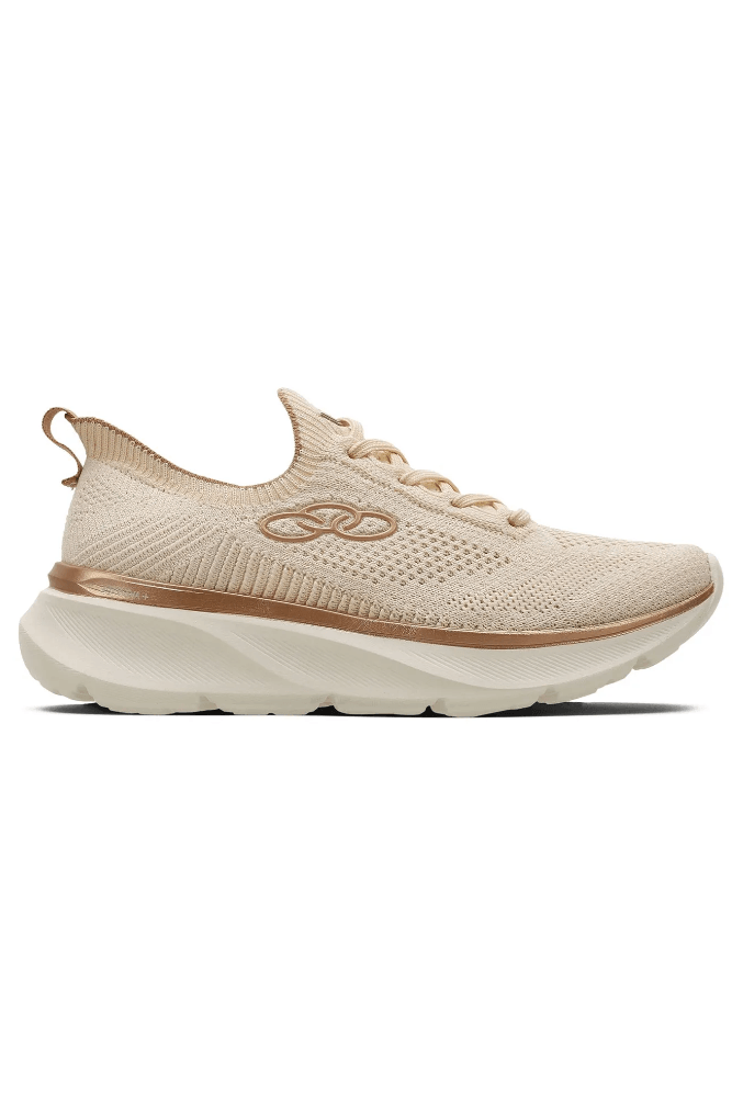 Tênis Olympikus Era Caminhada Feminino Bege