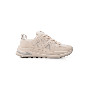Tênis Via Marte Esportivo Feminino Confortável 322-001-03 Off-White