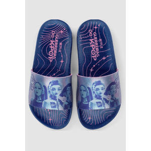 Chinelo Grendene 23480-By108 Guerreiras Do Kpop Azul