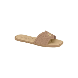 Chinelo Moleca Rasteira Feminina Slide 5494.222 Nude