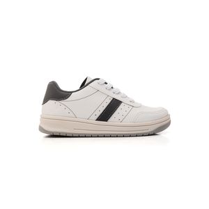 Tênis Billiboo Casual Juvenil Menino Com Cadarço Kr262m Branco