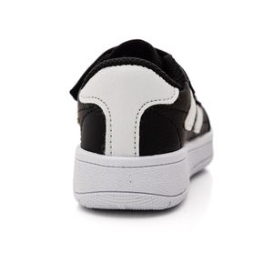 Tênis Via Vip Casual Infantil Menina Velcro Vv2600f Preto