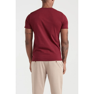 Camiseta Manga Curta Docthos Malha Basica Slim 119092 Bordo