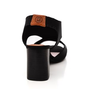Sandalia Bottero Salto Alto Feminina Sense Lycra  375701 Preto