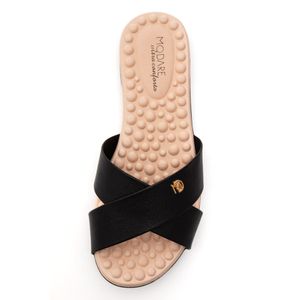 Chinelo Modare Trançado Feminino Casual 7163.105.21736 Preto