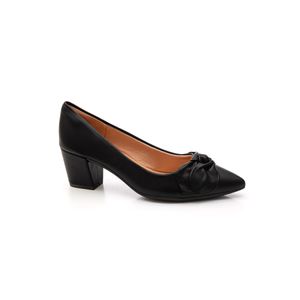 Sapato Yoa Scarpin Feminino Laço Kult 595.0068 Preto