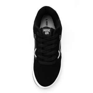 Tênis Mode On Casual Masculino Nobuck 22750p Preto