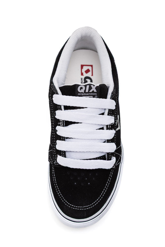 Tênis Qix Ninety Three Vulcan 07 Masculino Camurça Qxvu0048-98 Preto