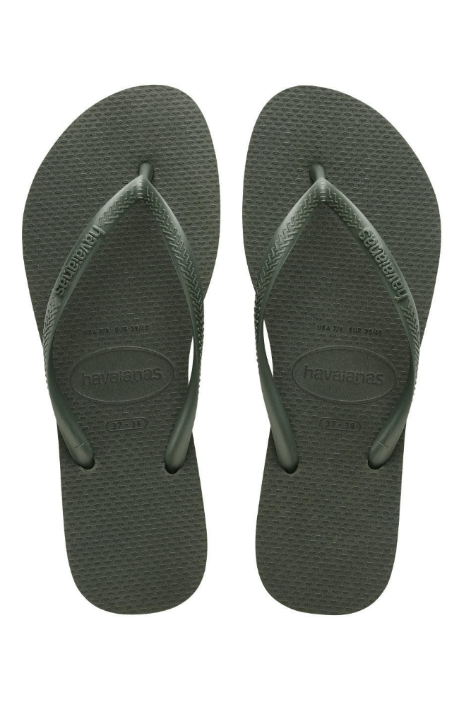 Chinelo De Dedo Havaianas Feminino Slim 4896 Verde