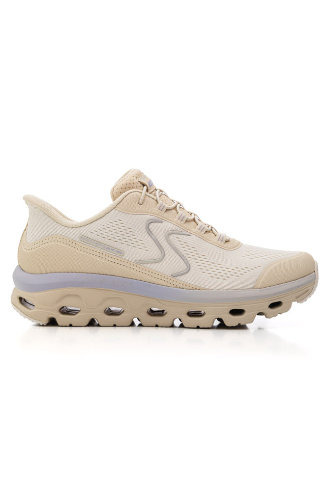 Tênis Skechers Treino Feminino Glide-Step Sole 180272 Bege