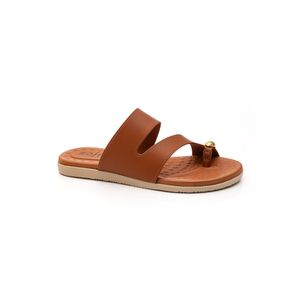 Chinelo Softli Rasteiro Feminino 10501.10512 Caramelo